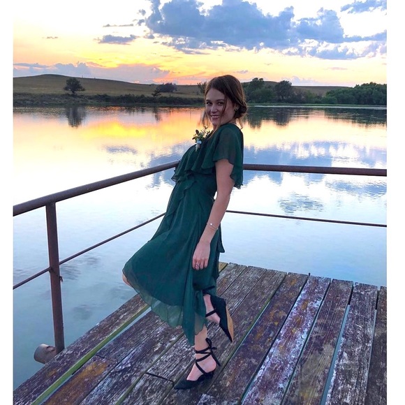 COPY - Flutter Sleeve ASOS Dress - Picture 1 of 5